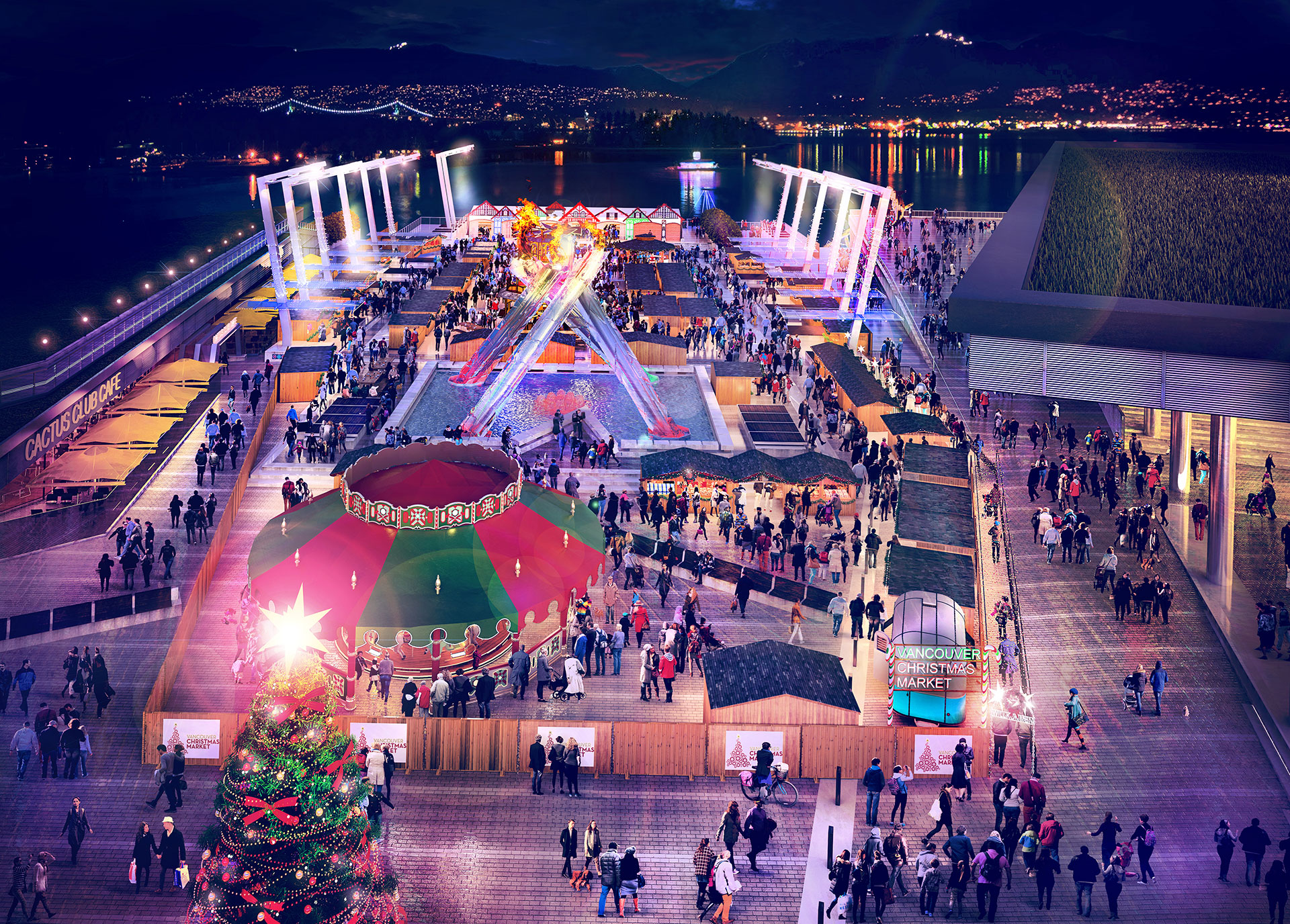 Vancouver Christmas Market project by Jordan Kutev Architect Inc.